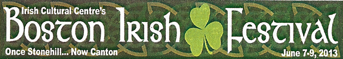 Boston Irish Festival 2013 logo