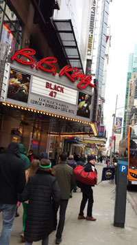 3/17/2014 Arriving at BB Kings