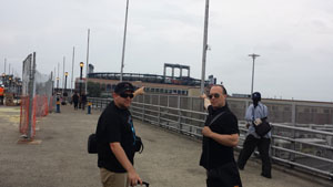 8/1/2014 Queens NYC Citi Field Mets Plaza Arriving