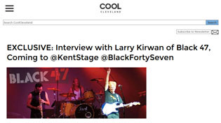 10/7/2014 EXCLUSIVE: Interview with Larry Kirwan of Black 47, Coming to @KentStage @BlackFortySeven | CoolCleveland