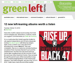 10/14/2014 12 new left-leaning albums worth a listen | Green Left Weekly