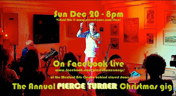 Pierce Turner Christmas gig on Facebook 2020