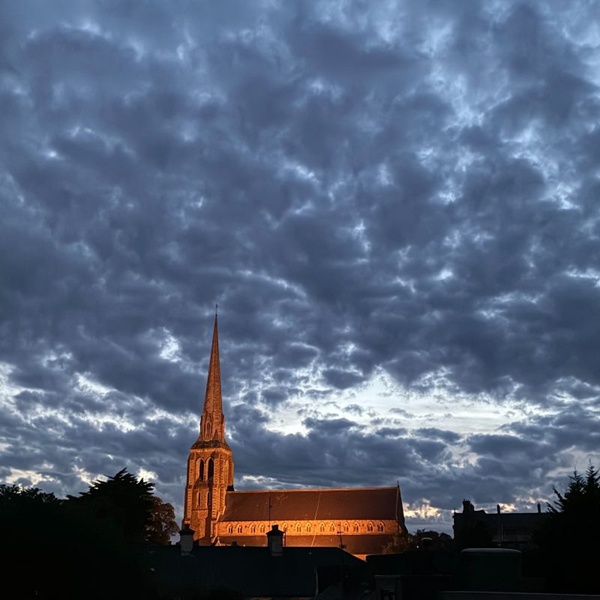 A photo taken from ny nephew Adrian's back door on Michael Street in Wexford