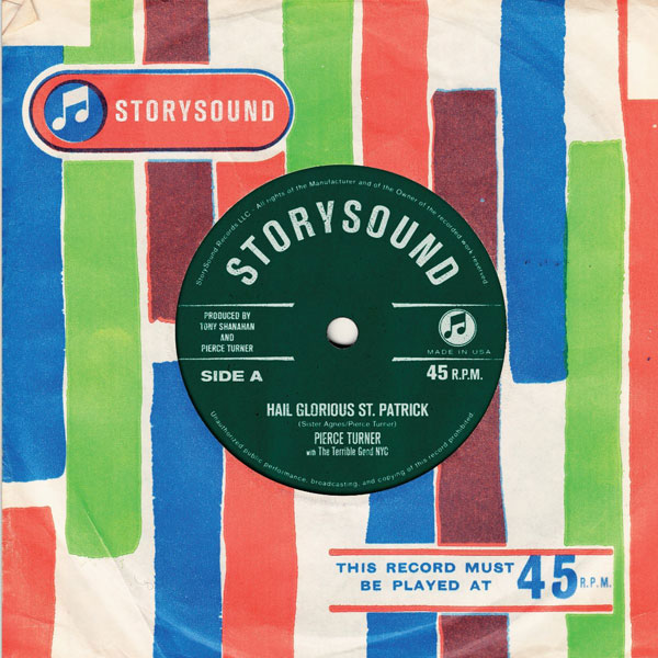 Story Sound record cover for Hail Glorious St Patrick! by Pierce Turner