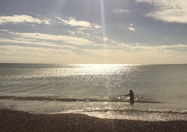 Pierce Turner How it shone - swimming in Brighton
