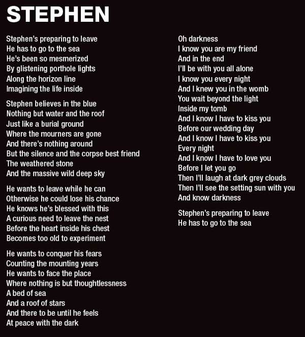 Pierce Turner Steven - Lyrics